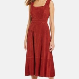 ANTONIO MELANI Rust Midi Dress